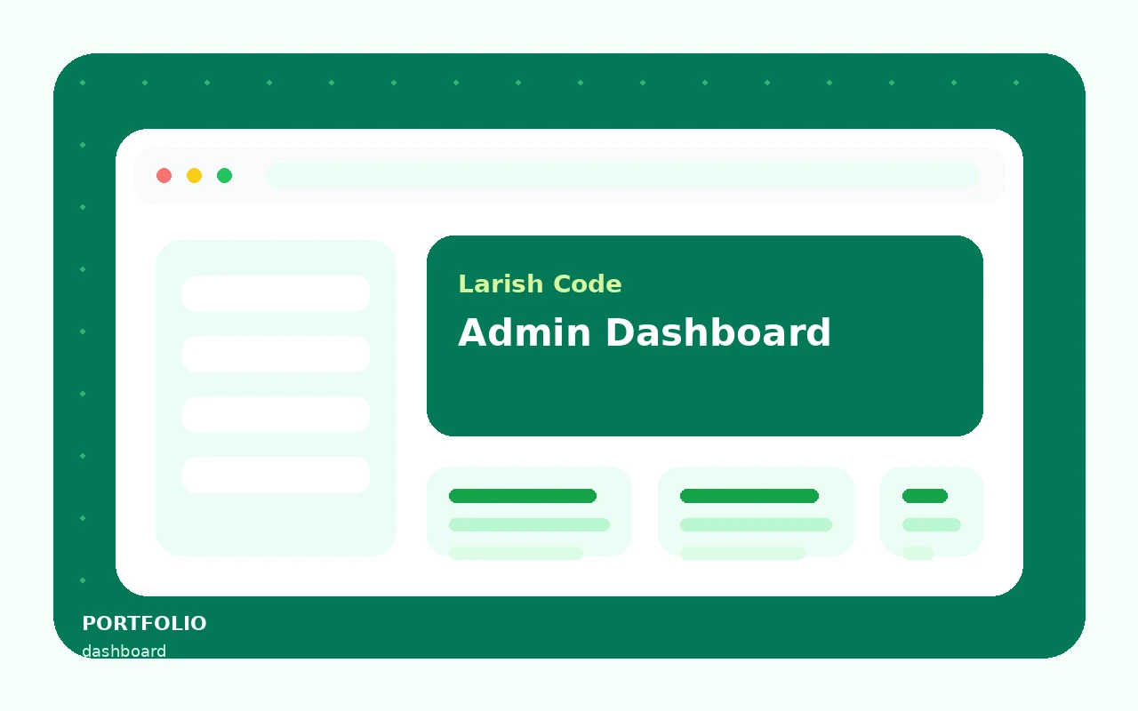 Dashboard Admin Operasional